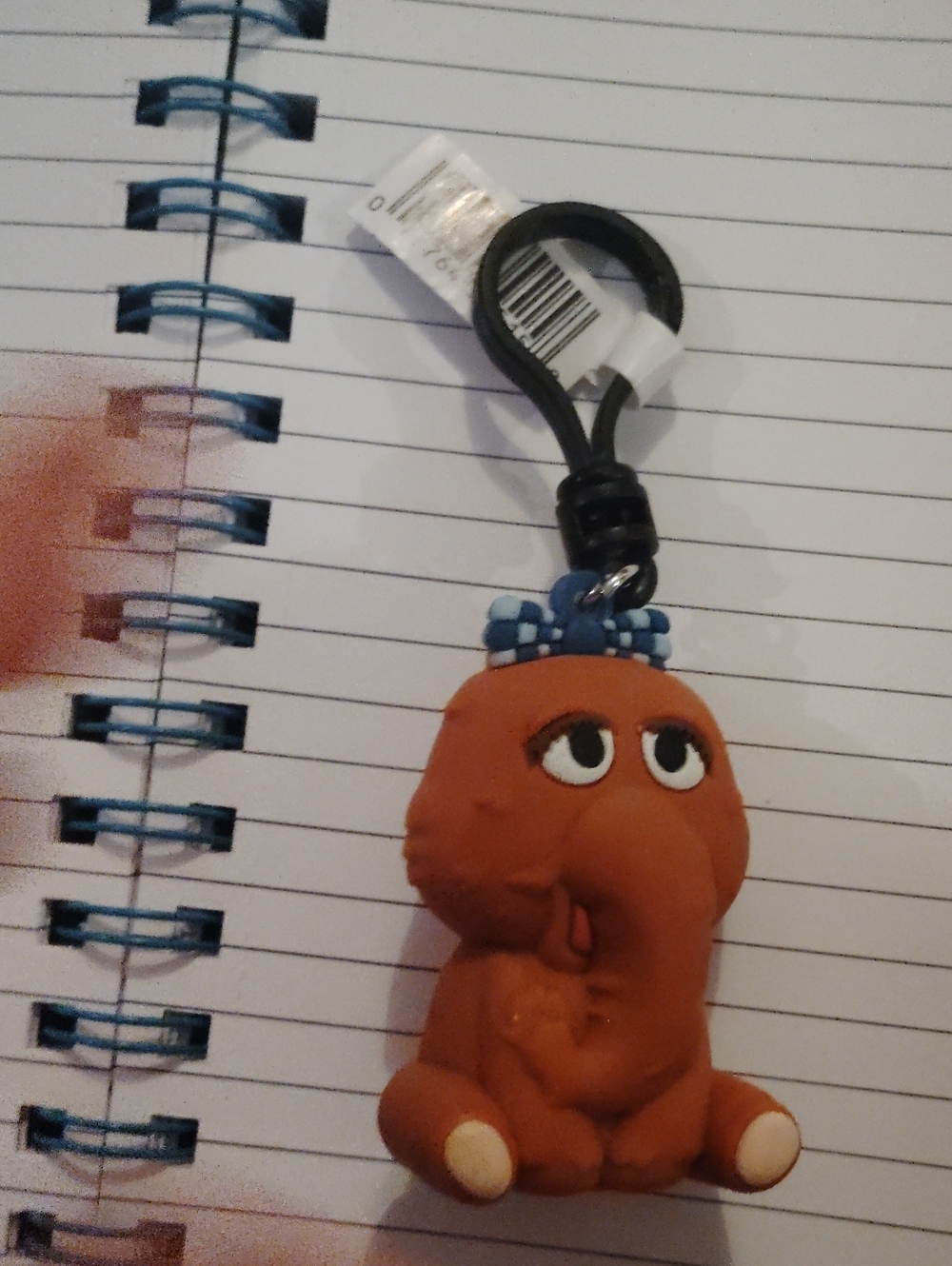 Snuffy Keychain Figural Bag Clip New
